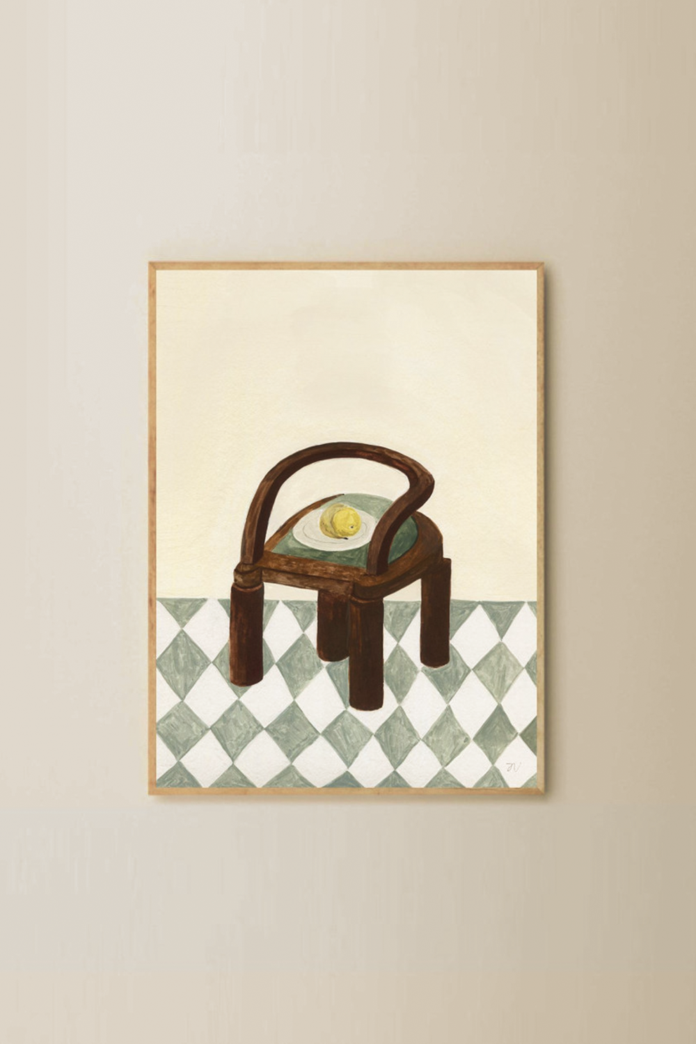 Chair with Fruit